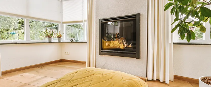 Residential Fireplace Ceramic Glass Installation in Del City, OK