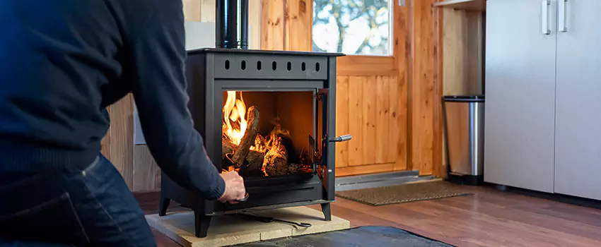 Open Hearth Wood Fireplace Installation in Del City, OK