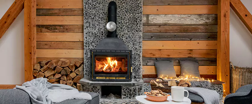 Thelin Hearth Products Direct Vent Gas Stove Fireplace Inspection in Del City, Oklahoma